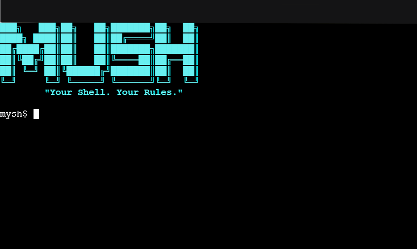 MYSH — Advanced Unix Shell (C)